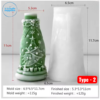 DIY 3D Christmas Bottle Mold (Three Variations) – VC093 DIY 3D Christmas Bottle Mold (Three Variations) – VC092, VC093, VC094 | Silicone Molds For Candle, Resin, Soap & Plaster Crafting
