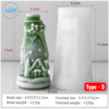 DIY 3D Christmas Bottle Mold (Three Variations) – VC094 DIY 3D Christmas Bottle Mold (Three Variations) – VC092, VC093, VC094 | Silicone Molds For Candle, Resin, Soap & Plaster Crafting