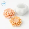 Lotus Bloom Mold- VC020 | Silicone Molds For Candle, Resin, Soap & Plaster Crafting