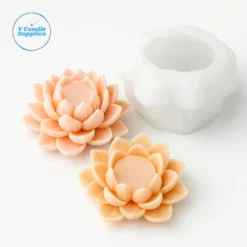 Lotus Bloom Mold- VC020 | Silicone Molds For Candle, Resin, Soap & Plaster Crafting