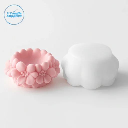 Mini Bloom Candle Mold – VC023 Silicone Molds For Candle, Resin, Soap & Plaster Crafting