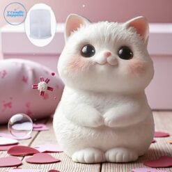 3D Big Eyed Cute Kitten Candle Mold- GK81 3D Big Eyed Cute Kitten Candle Mold- GK81