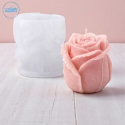 3D Big Gulaab (Rose) Candle Mold 3D Big Gulaab (Rose) Candle Mold - GK46 | Silicone Molds For Candle Making, Resin, & Plaster Crafts