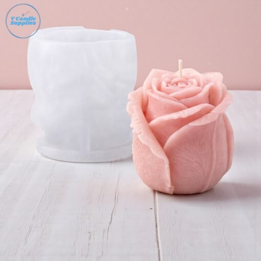 3D Big Gulaab (Rose) Candle Mold 3D Big Gulaab (Rose) Candle Mold - GK46 | Silicone Molds For Candle Making, Resin, & Plaster Crafts