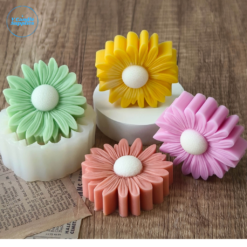 3D Daisy Flower Silicon Mold - GK017 | Silicone Molds For Candle Making, Resin, & Plaster Crafts