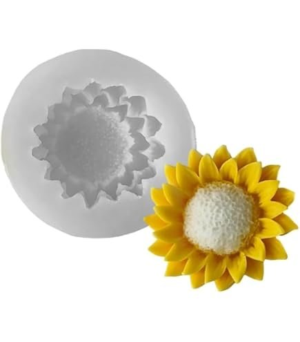 3D Sunflower Silicone Mold - VIM016 | Silicone Molds For Candle Making, Resin, & Plaster Crafts Product type: silicone mold