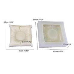 Concrete Pillow Candle Holder Silicone Mold - VIM019 | Silicone Molds For Candle Making, Resin, & Plaster Crafts Product type: silicone mold