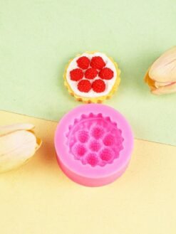 Mini Strawberry Tart Silicone Mold - VIM020 | Silicone Molds For Candle Making, Resin, & Plaster Crafts Product type: silicone mold