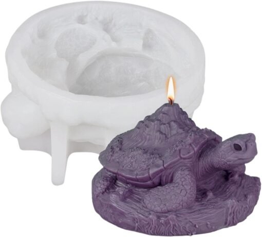 61rem7msR5L._AC_SL1500_ Turtle Stone Concrete, Gypsum, Resin Mold - GK27 | Silicone Molds For Candle Making, Resin, & Plaster Crafts