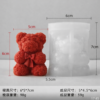 Teddy Bear Rose Candle Mold β GK172 Silicone Mold for Candle Making, Resin, Soap & Plaster Crafts Teddy Bear Rose Candle Mold β GK172 Silicone Mold for Candle Making, Resin, Soap & Plaster Crafts