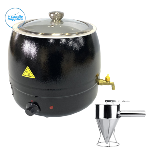 10 Liter Wax Melter With Tap - Classic Oval Design | Wax Melter By V Candle Supplies 10 Liter Wax Melter With Tap - Classic Oval Design | Wax Melter By V Candle Supplies