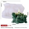 Turtle Flower Mold โ GK40 Silicone Mold for Candle, Concrete, Resin, Gypsum & Plaster Crafts Turtle Flower Mold โ GK40 Silicone Mold for Candle, Concrete, Resin, Gypsum & Plaster Crafts
