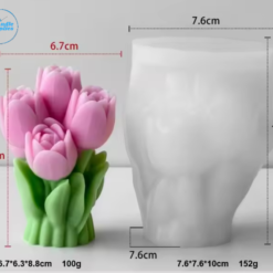 3:1 Fast Curing Eco Resin Casting Powder  | Casting Powder For Making Jars, Concrete Arts, & Planters By V Candle Supplies