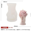3D Married Couple Rose Candle Mold - GK80 | Silicone Molds For Candle Making, Resin, & Plaster Crafts 3D Married Couple Rose Candle Mold - GK80 | Silicone Molds For Candle Making, Resin, & Plaster Crafts