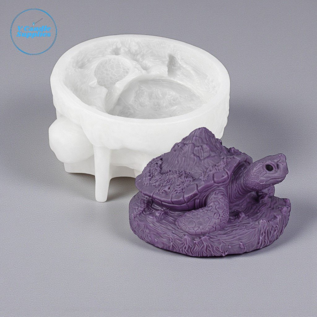 Turtle Stone Concrete, Gypsum, Resin Mold – GK27 | Silicone Molds For Candle Making, Resin, & Plaster Crafts