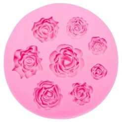 9 Cavity Rose Silicone Mold - VIM001 | Silicone Molds For Candle Making, Resin, & Plaster Crafts Product type: silicone mold 9 Cavity Rose Silicone Mold - VIM001 | Silicone Molds For Candle Making, Resin, & Plaster Crafts Product type: silicone mold