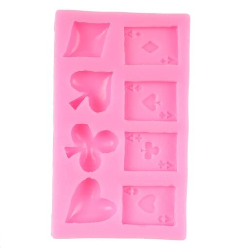 8 Cavity Poker Silicone Mold - VIM006 | Silicone Molds For Candle Making, Resin, & Plaster Crafts Product type: silicone mold