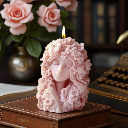 Floral Lady Candle Mold โ GK156 Silicone Mold for Candle Making, Resin, Soap & Plaster Crafts Floral Lady Candle Mold โ GK156 Silicone Mold for Candle Making, Resin, Soap & Plaster Crafts