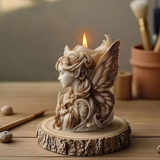 Fairy Angel Candle Mold โ GK54 Silicone Mold for Candle, Concrete, Gypsum, Resin & Plaster Crafts Fairy Angel Candle Mold โ GK54 Silicone Mold for Candle, Concrete, Gypsum, Resin & Plaster Crafts