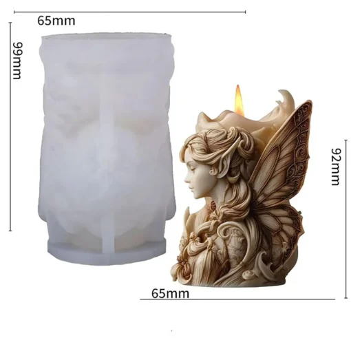Fairy Angel Candle Mold โ GK54 Silicone Mold for Candle, Concrete, Gypsum, Resin & Plaster Crafts Fairy Angel Candle Mold โ GK54 Silicone Mold for Candle, Concrete, Gypsum, Resin & Plaster Crafts