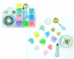 Wax Stamp Seal Set For Decoration & Craft Making Premium Wax Seal Kit by V Candle Supplies