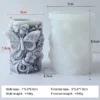 Butterfly Cylindrical Pillar Silicon Mold (2 Variation) | Silicone Molds For Candle Making, Resin, & Plaster Craft