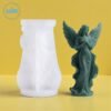 Praying Angel Silicone Mold – GK-RS312 Silicone Mold for Candle Making, Resin, & Plaster Crafts