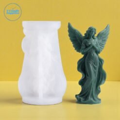 Praying Angel Silicone Mold – GK-RS312 Silicone Mold for Candle Making, Resin, & Plaster Crafts
