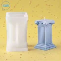 Roman Square Pillar Silicon Mold - GK-RS-371| Silicone Molds For Candle Making, Resin, & Plaster Craft