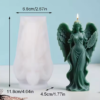 Standing Angel Silicon Mold - GK-RS314 | Silicone Molds For Candle Making, Resin, & Plaster Crafts