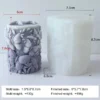 Butterfly Cylindrical Pillar Silicon Mold (2 Variation) | Silicone Molds For Candle Making, Resin, & Plaster Craft