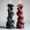Rattle Snake Pillar Silicon Mold - GK-RS-320 | Silicone Molds For Candle Making, Resin, & Plaster Crafts