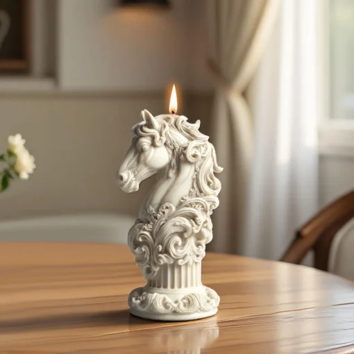 Majestic Horse Silicon Mold - GK51 | Silicone Molds For Candle Making, Resin, & Plaster Crafts | Silicone Molds For Candle Making, Resin, & Plaster Crafts