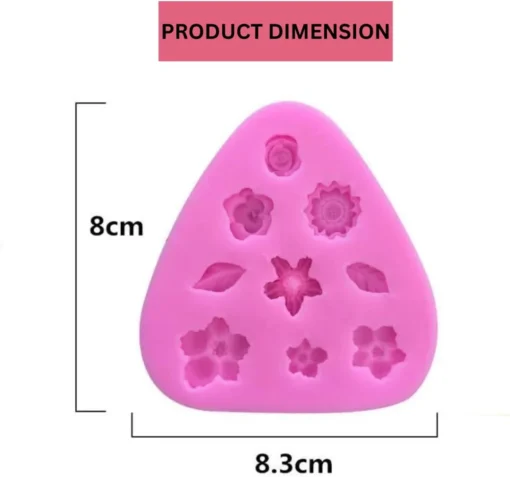 Nine Cavity Mini Flower Fondant Mold | Silicone Mold for Candle Making, Resin & Plaster Crafts Premium Multi-Design Silicone Mold by V Candle Supplies Nine Cavity Mini Flower Fondant Mold | Silicone Mold for Candle Making, Resin & Plaster Crafts Premium Multi-Design Silicone Mold by V Candle Supplies