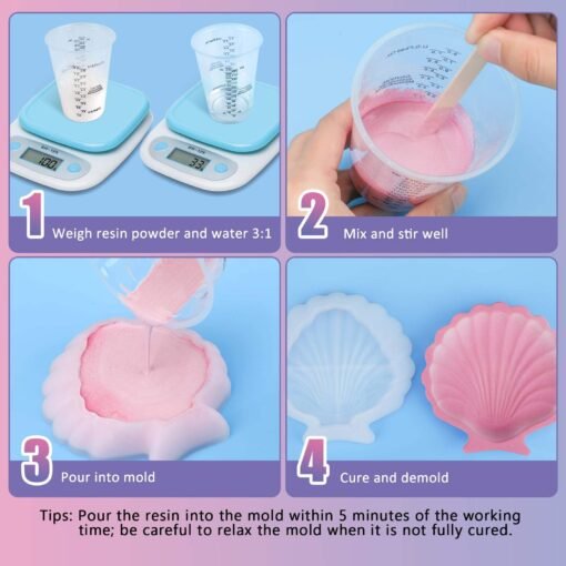 3:1 Fast Curing Eco Resin Casting Powder Eco Casting Powder For Making Jars, Planters, Trays & Decorative Concrete Art By V Candle Supplies