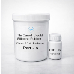 Tin Cured Liquid Silicone Rubber (100A : 2B) | 15 Shore A Hardness | Tin Cured Liquid Silicone Rubber For Making Molds For Candles, Resin, Concrete Art By V Candle Supplies
