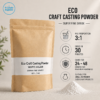 Eco Craft Casting Powder (Natural White Color) – Superfine Grade | Casting Powder For Making Coloring Toys, Small Trinkets, Trays & Small Craft Based Products By V Candle Supplies