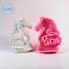 3D Horse Sculpture Silicone Mold | Silicone Molds For Fondant Candle Making, Resin, & Plaster Crafts