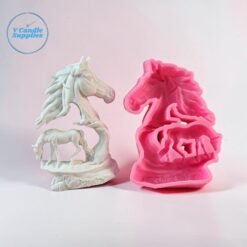 3D Horse Sculpture Silicone Mold | Silicone Molds For Fondant Candle Making, Resin, & Plaster Crafts