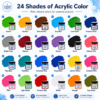 Acrylic Painting Colors For Concrete, Plaster, & Eco Casting Powder By V Candle Supplies | Available in 24 Shades