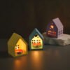 House Shaped T Light Candle Holder Silicone Mold - VCS214 | Silicone Molds For Fondant Candle Making, Resin, & Plaster Crafts By V Candle Supplies