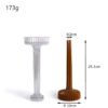 Geometric Stripped Pilllar Candle With Flat Base - VCS253, VCS254 | Polycarbonate Mold For Making Candles By V Candle Supplies