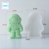 Astronaut Silicone Mold | Silicone Molds For Fondant Candle Making, Resin, & Plaster Crafts