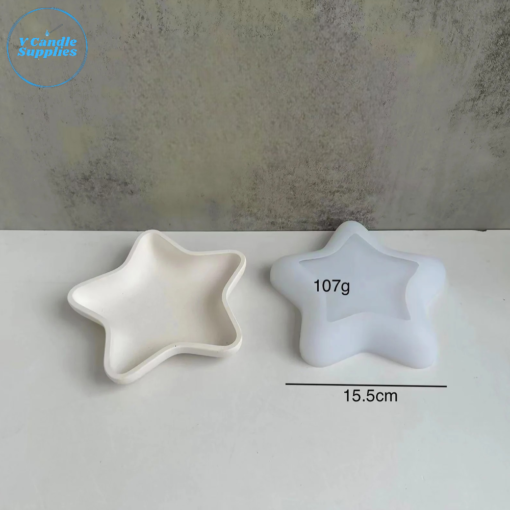 Starfish Tray/Coaster Mold - VCS208 | Silicone Molds For Fondant Candle Making, Resin, & Plaster Crafts By V Candle Supplies 1 Starfish Coaster/Tray Mold - VCS208 | Silicone Molds For Fondant Candle Making, Resin, & Plaster Crafts By V Candle Supplies