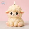 Cute Baby Sheep Silicone Mold - TDP_04 | Silicone Molds For Fondant Candle Making, Resin, & Plaster Crafts By V Candle Supplies