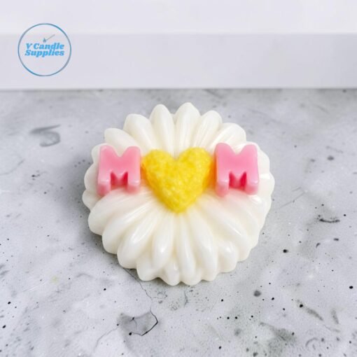 3D Small MOM Daisy Flower Mold - TDP_01 | Silicone Molds For Fondant Candle Making, Resin, & Plaster Crafts By V Candle Supplies