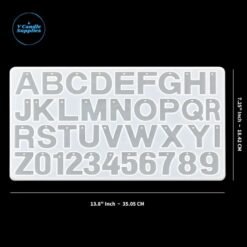 Alphabet & Number Silicone Mold with Holes – DM08 | A–Z & 0–9 Letter Mold for Resin & Craft Making Alphabet & Number Silicone Mold with Holes – DM08 | A–Z & 0–9 Letter Mold for Resin & Craft Making
