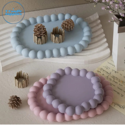 Pentagon Bubble Coaster Silicone Mold - DM04 | Silicone Molds For Fondant Candle Making, Resin, & Plaster Crafts By V Candle Supplies
