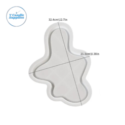Uneven Wavy Tray Silicone Mold – DM06 | Large Irregular Tray Mold for Resin, Plaster & Eco Casting Powder Uneven Wavy Tray Silicone Mold – DM06 | Large Irregular Tray Mold for Resin, Plaster & Eco Casting Powder