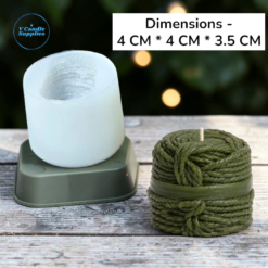 Single Cavity Sutli Bomb (New) TPD-08 | Silicone Molds For Fondant Candle Making, Resin, & Plaster Crafts
